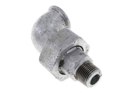 90° L-Koppeling Aansluiting 3/8'' Buitendraad R X Binnendraad Rp Gietijzer Conische Afdichting 25bar