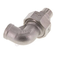 90° L-Koppeling Aansluiting 3/8'' Buitendraad R X Binnendraad Rp RVS Conische Afdichting 16bar