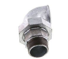 90° L-Koppeling Wartelmoer 1 1/2'' Buitendraad R X Binnendraad Rp Gietijzer Vlakke Afdichting Centellen 25bar
