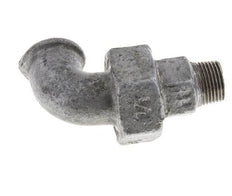 90° L-Koppeling Verbinding 3/8'' Buitendraad R X Binnendraad Rp Gietijzer Vlakke Afdichting Centellen 25bar
