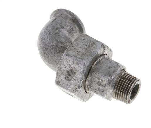 90° L-Koppeling Verbinding 3/8'' Buitendraad R X Binnendraad Rp Gietijzer Vlakke Afdichting Centellen 25bar