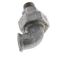 90° L-Koppeling Verbinding 3/8'' Buitendraad R X Binnendraad Rp Gietijzer Vlakke Afdichting Centellen 25bar