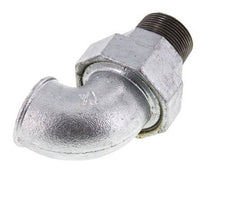 90° L-Koppeling Wartelmoer 1 1/4'' Buitendraad R X Binnendraad Rp Gietijzer Vlakke Afdichting Centellen 25bar