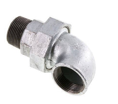 90° L-Koppeling Wartelmoer 1 1/4'' Buitendraad R X Binnendraad Rp Gietijzer Vlakke Afdichting Centellen 25bar
