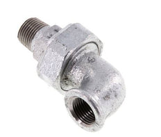 90° L-Koppeling Wartelmoer 1/2'' Buitendraad R X Binnendraad Rp Gietijzer Vlakke Afdichting Centellen 25bar