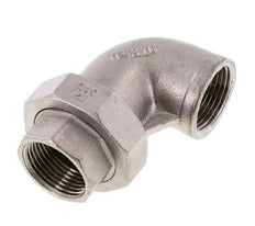 90° Uniale Connector Rp1'' Binnendraad RVS Conische Afdichting 16bar