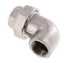90° Uniale Connector Rp1'' Binnendraad RVS Conische Afdichting 16bar