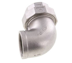 90° Unieaansluiting Rp1 1/2'' Binnendraad RVS Conische Afdichting 16bar