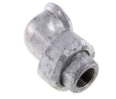 L-Stuk Wartelmoer Rp1/2'' Binnendraad Gietijzer Conische Afdichting 25bar