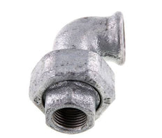 L-Stuk Wartelmoer Rp1/2'' Binnendraad Gietijzer Conische Afdichting 25bar