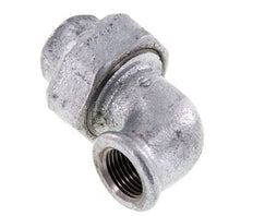 L-Stuk Wartelmoer Rp1/2'' Binnendraad Gietijzer Conische Afdichting 25bar