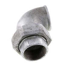 L-Stuk Wartelmoer Rp1 1/2'' Binnendraad Gietijzer Conische Dichting 25bar