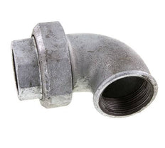 L-Stuk Wartelmoer Rp1 1/2'' Binnendraad Gietijzer Conische Dichting 25bar