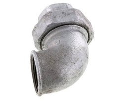 L-Stuk Wartelmoer Rp1 1/2'' Binnendraad Gietijzer Conische Dichting 25bar