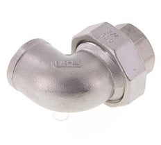 L-Stuk Wartelmoer Rp3/4'' Binnendraade RVS Conische Afdichting 16bar