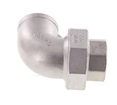 L-Stuk Wartelmoer Rp3/4'' Binnendraade RVS Conische Afdichting 16bar