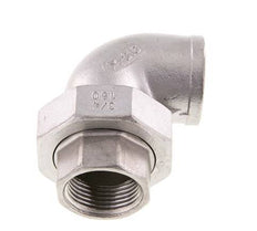 L-Stuk Wartelmoer Rp3/4'' Binnendraade RVS Conische Afdichting 16bar