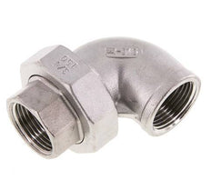 L-Stuk Wartelmoer Rp3/4'' Binnendraade RVS Conische Afdichting 16bar