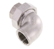 L-Stuk Wartelmoer Rp3/4'' Binnendraade RVS Conische Afdichting 16bar
