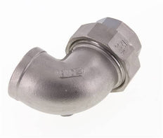 90° Wartelmoer Koppeling Rp1 1/4'' Binnendraad RVS Conische Dichting 16bar