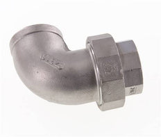 90° Wartelmoer Koppeling Rp1 1/4'' Binnendraad RVS Conische Dichting 16bar