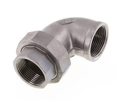 90° Wartelmoer Koppeling Rp1 1/4'' Binnendraad RVS Conische Dichting 16bar