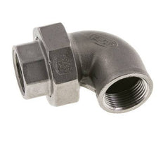 90° L-Koppeling Wartelmoer Rp3/4'' Binnendraad RVS Platte Afdichting PTFE 16bar