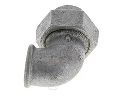 90° L-Koppeling Wartelmoer Rp3/4'' Binnendraad Gietijzer Platte Afdichting Centellen 25bar