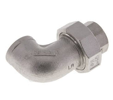 90° L-Koppeling Wartelmoer Rp1/2'' Binnendraad RVS Vlakke Afdichting PTFE 16bar