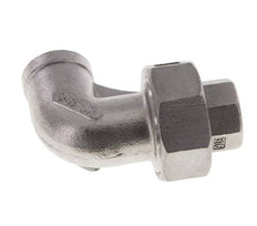90° L-Koppeling Wartelmoer Rp3/8'' Binnendraad RVS Platte Afdichting PTFE 16bar
