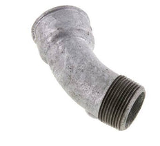 45° L-Koppeling R1 1/4'' Buitendraad X Rp1 1/4'' Binnendraad Gietijzer 25bar