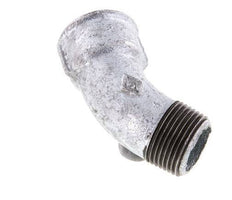 L-Koppeling 45° R1'' Buitendraad X Rp1'' Binnendraad Gietijzer 25bar