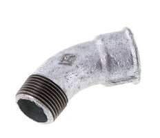 L-Koppeling 45° R1'' Buitendraad X Rp1'' Binnendraad Gietijzer 25bar