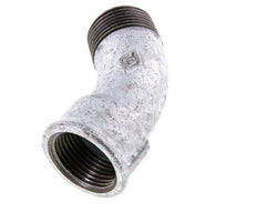 L-Koppeling 45° R1'' Buitendraad X Rp1'' Binnendraad Gietijzer 25bar