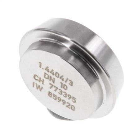Eindkap 22mm Laspuntstuk DN 10 RVS DIN 11851