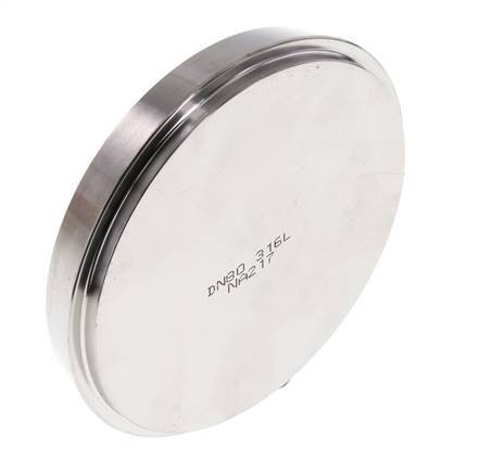 Eindkap 100mm Laspuntstuk DN 80 RVS DIN 11851
