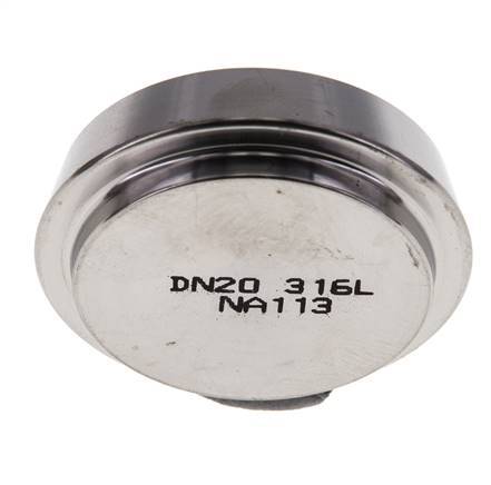 Eindkap 36mm Laspuntstuk DN 20 RVS DIN 11851