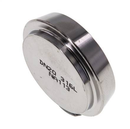 Eindkap 36mm Laspuntstuk DN 20 RVS DIN 11851