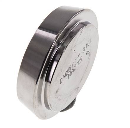 Eindkap 44mm Laspuntstuk DN 25 RVS DIN 11851