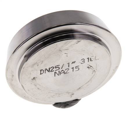 Eindkap 44mm Laspuntstuk DN 25 RVS DIN 11851