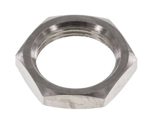 Lock Nut M12 Nickel-plated Brass [5 Pieces]