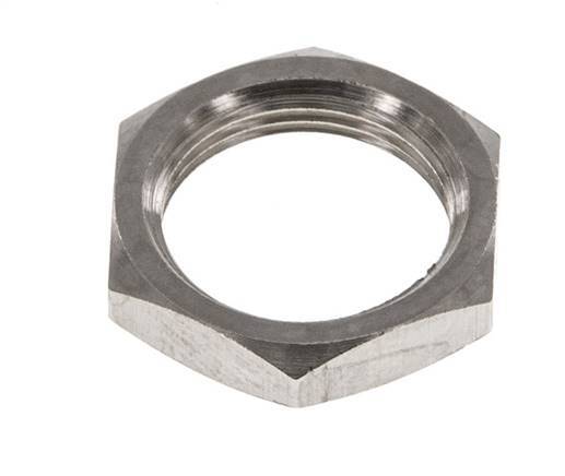 Lock Nut M12 Nickel-plated Brass [5 Pieces]