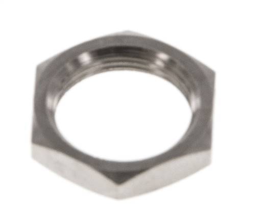 Lock Nut M12 Nickel-plated Brass [5 Pieces]