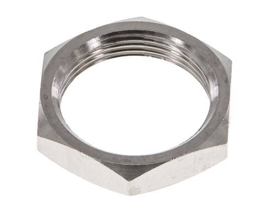 Lock Nut M20 Nickel-plated Brass [5 Pieces]