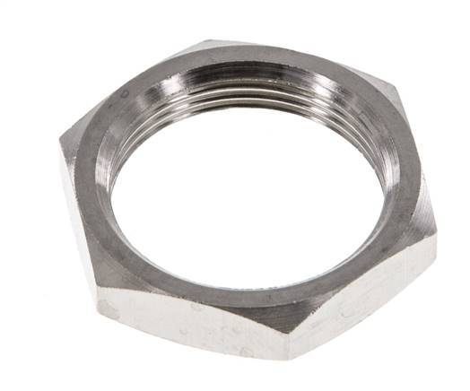 Lock Nut M20 Nickel-plated Brass [5 Pieces]