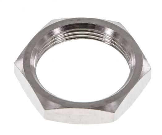 Lock Nut M20 Nickel-plated Brass [5 Pieces]