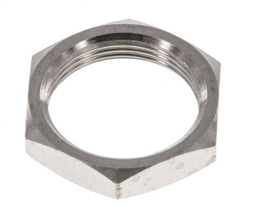 Lock Nut M20 Nickel-plated Brass [5 Pieces]