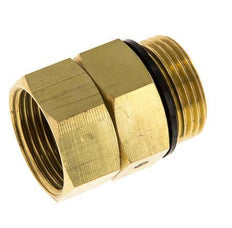 Draaidoorvoer G1'' Binnendraad X Buitendraad Warm Water Messing EPDM 30bar