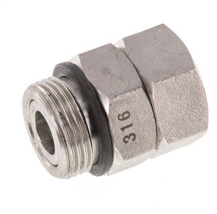 Draaidoorvoer G3/4 '' Binnendraad X Buitendraad Warm Water RVS FKM 30bar