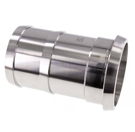 Melkkoppeling 121mm Laspuntstuk 4" (100mm) Slangpilaar RVS